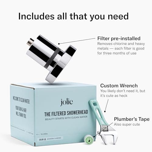 Jolie Filtered Showerhead (Brushed Steel) thumbnail 3