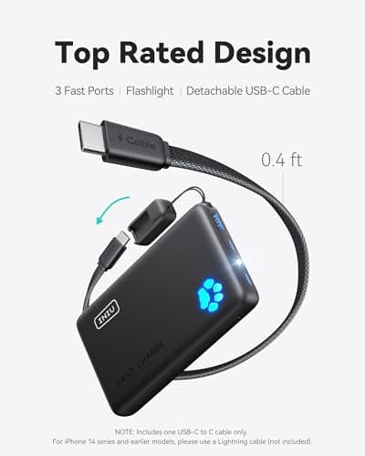 INIU 10000mAh Slim Portable Charger thumbnail 4