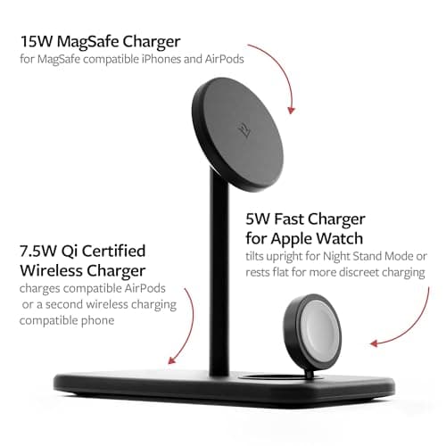 Twelve South HiRise 3 Deluxe Wireless Charging Stand thumbnail 2