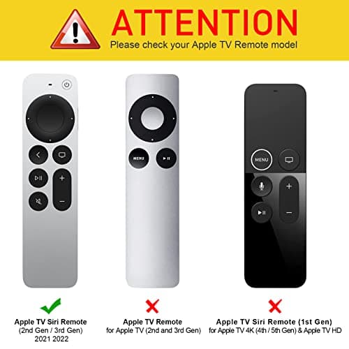Fintie Silicone Case for Apple TV 4K / HD Siri Remote (2nd Gen / 3rd Gen) thumbnail 2