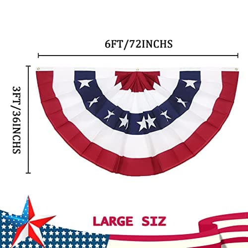 Drape America Patriotic Bunting Set (3-Pack) thumbnail 2