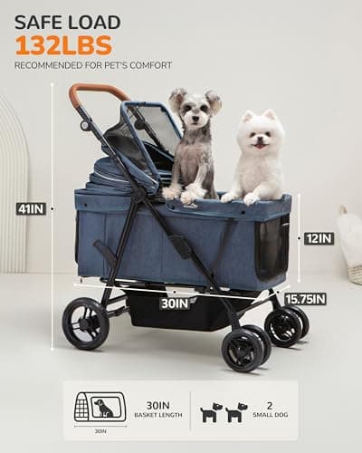 Ibiyaya Gentle Giant Heavy Duty Dog Stroller thumbnail 3