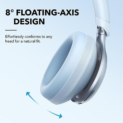 Soundcore Anker Space One ANC Over-Ear Headphones, 2X Voice Reduction thumbnail 4