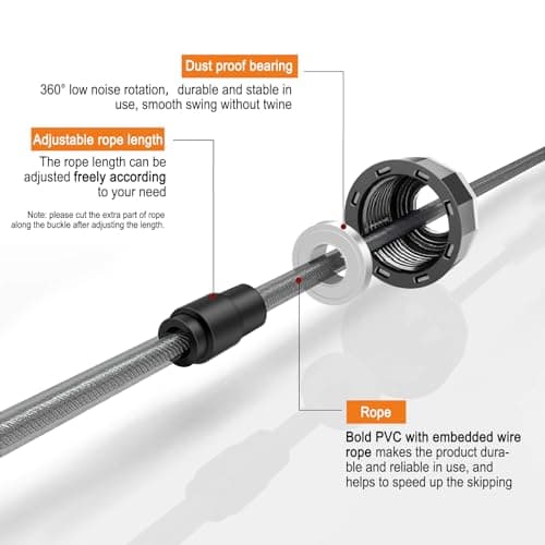 DEGOL Skipping Rope with Ball Bearings thumbnail 3