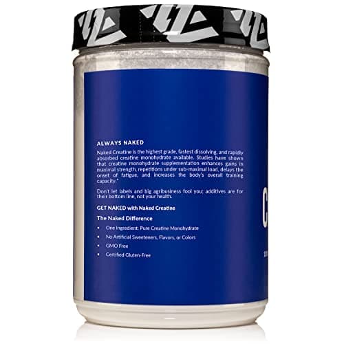 Naked Creatine Pure Micronized Creatine Monohydrate thumbnail 4