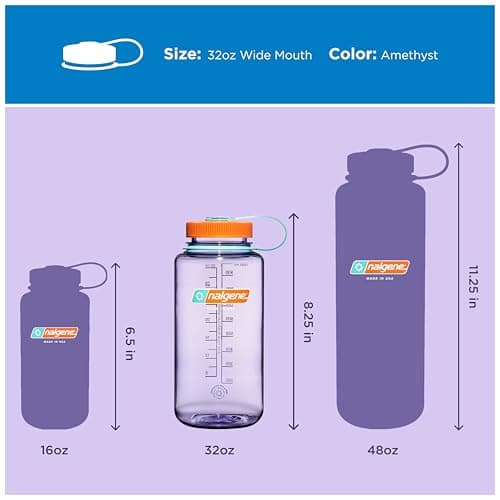 Nalgene Wide Mouth 32oz Tritan BPA-Free Bottle thumbnail 5