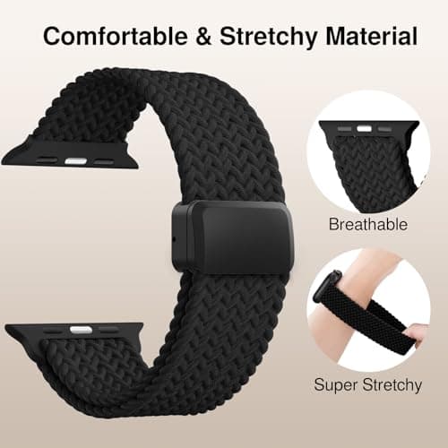 Braided Stretchy Magnetic Band for Apple Watch thumbnail 3