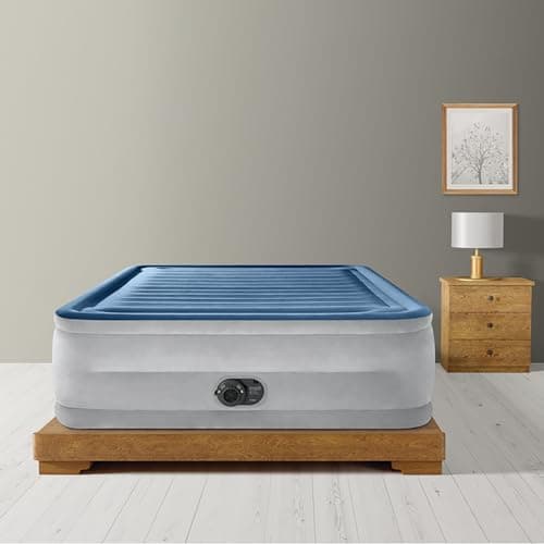 Intex Dura-Beam Deluxe Comfort-Plush Elevated Queen Air Mattress thumbnail 5