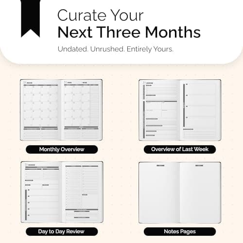 Panda Planner Classic A5 Undated Daily Planner 2026 thumbnail 5
