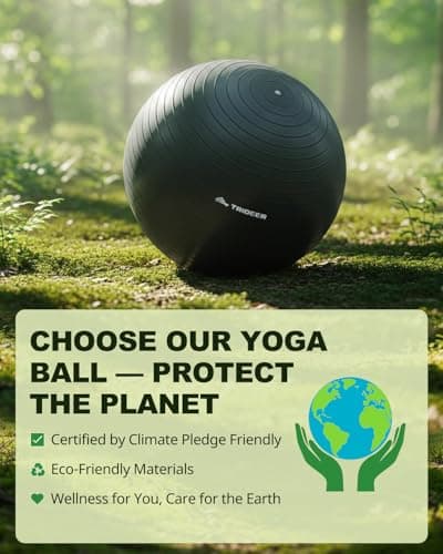Trideer Yoga Ball Exercise Ball (Original) thumbnail 2