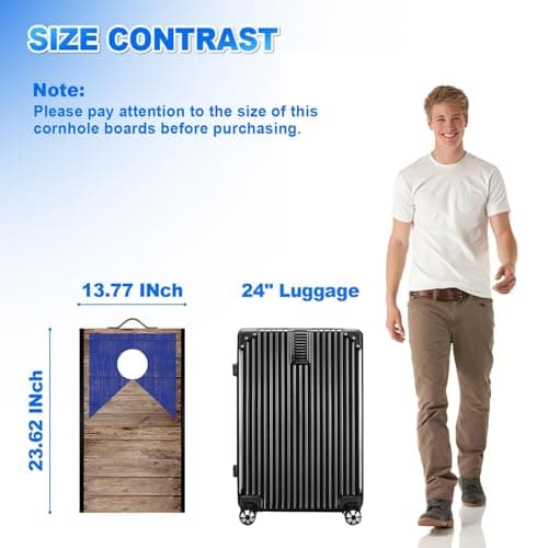 Backyard Champs Folding Wooden Cornhole Set thumbnail 2