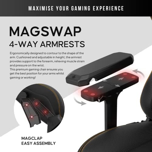 AndaSeat Kaiser 3 (Large, PVC Leather) thumbnail 4