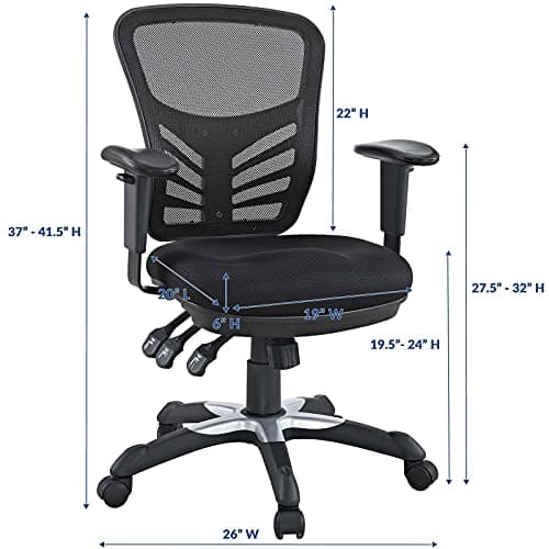 Modway Articulate Ergonomic Mesh Office Chair thumbnail 3