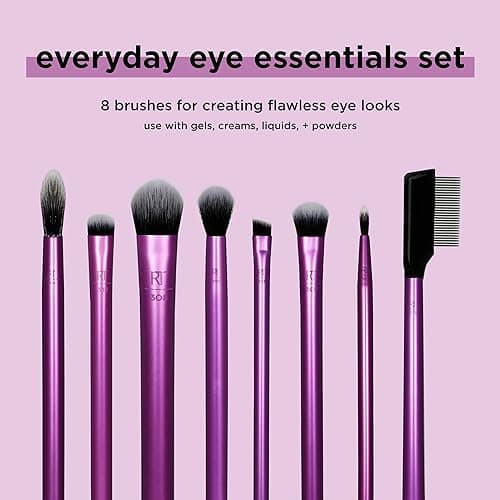 Real Techniques Everyday Eye Essentials Brush Set (8 Piece) thumbnail 2