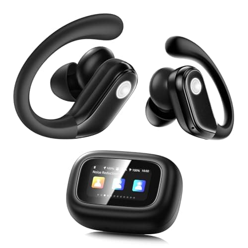 jaddsa Wireless Earbuds, Bluetooth 5.4 Sport Headphones with Smart Charging Case