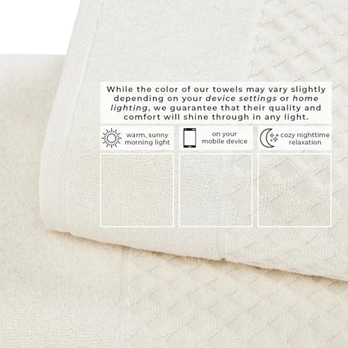 Great Bay Home Quick-Dry Cotton Bath Towels (4-Pack) thumbnail 5
