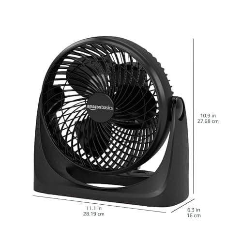 Amazon Basics Air Circulator Desk Fan, 11.1 Inch thumbnail 3