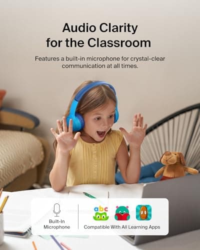 Belkin SoundForm Mini Wireless Bluetooth Kids Headphones thumbnail 5