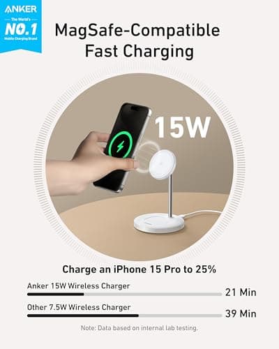 Anker MagGo 2-in-1 Magnetic Charging Stand thumbnail 2