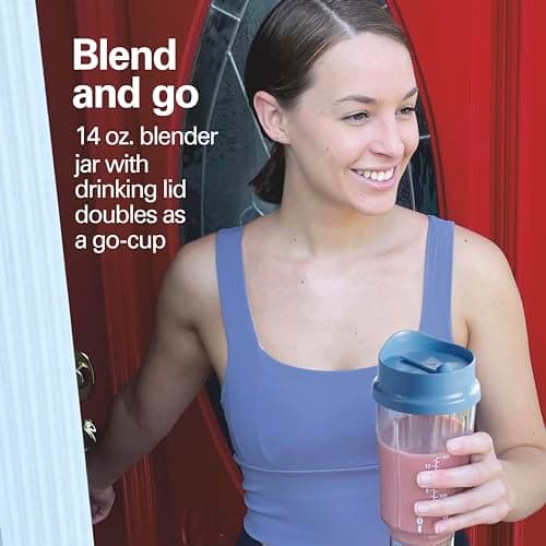 Hamilton Beach Personal Blender with Travel Lid thumbnail 2