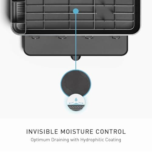simplehuman Large Capacity Dish Drying Rack thumbnail 5
