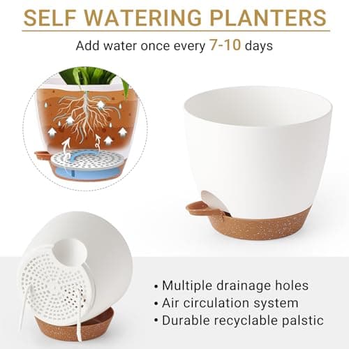 Mkono Self Watering Planter Pot thumbnail 4