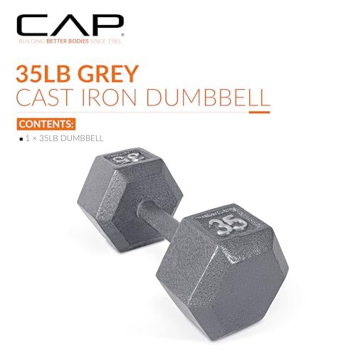 CAP Barbell Cast Iron Hex Dumbbell (Multiple Options) thumbnail 2