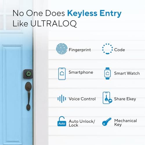 ULTRALOQ U-Bolt Pro WiFi Smart Lock with Door Sensor thumbnail 2
