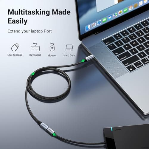 UGREEN USB C Extension Cable, (10Gbps/100W) USB C Extender 3.3 ft thumbnail 5