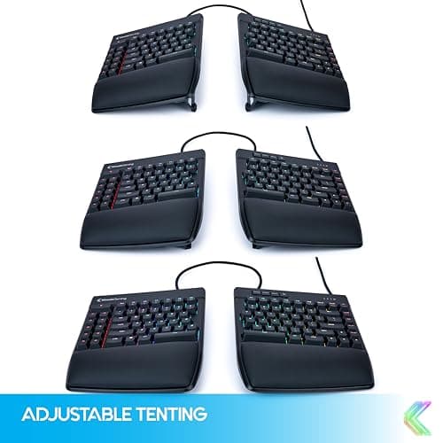 Kinesis Freestyle Edge RGB Split Gaming Keyboard thumbnail 3