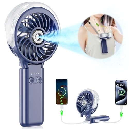 HandFan Misting Handheld Fan with Lanyard - image 1
