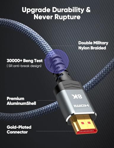 Highwings 8K HDMI 2.1 Cable (3-Pack) thumbnail 5