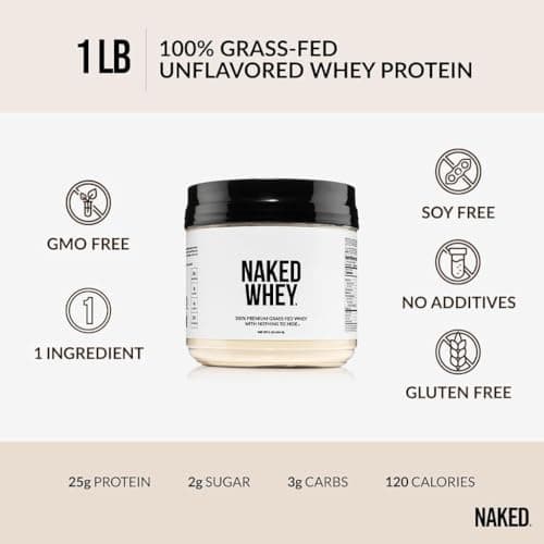Naked Whey Grass-Fed Whey Protein Powder thumbnail 3