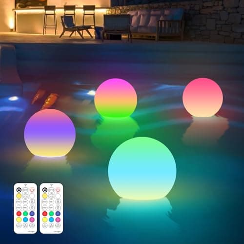 LOFTEK LED Floating Pool Lights (6-Pack) - image 1