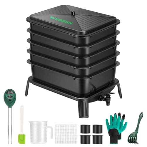 VIVOSUN 5-Layer Worm Compost Bin - image 1
