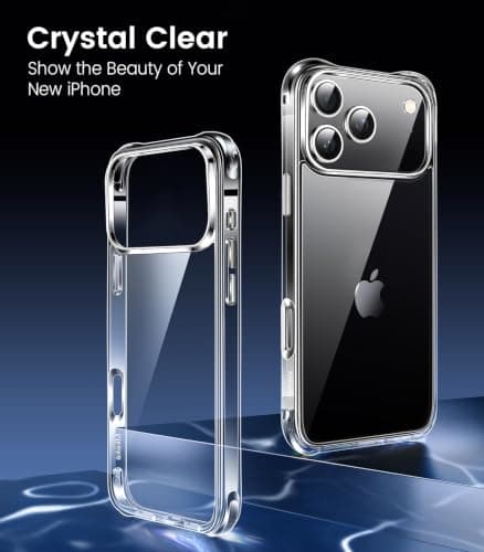 Mkeke for iPhone 18 Pro Case Clear [Not-Yellowing] thumbnail 2