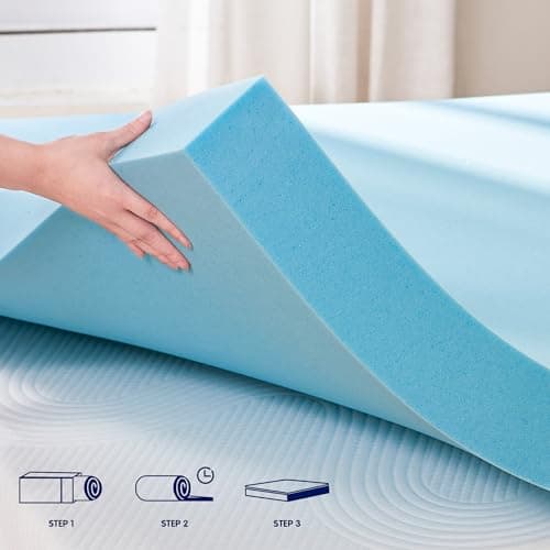 Subrtex 2-Inch Gel-Infused Memory Foam Topper thumbnail 3