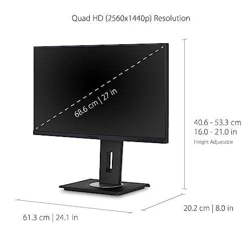 ViewSonic VG2756-2K 27-inch 1440p Docking Monitor thumbnail 5