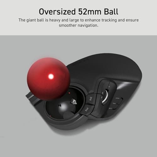 ELECOM HUGE Wireless Trackball Mouse thumbnail 5