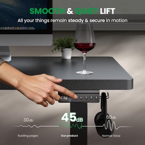 Uplift V2 Standing Desk (Bamboo, 48x30) thumbnail 5