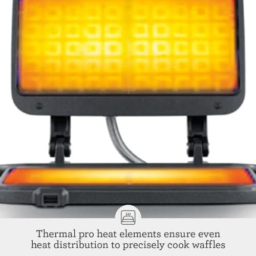 Breville BWM620XL Smart Waffle Pro 2-Slice thumbnail 5