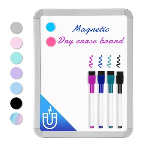 VUSIGN Small Dry Erase Whiteboard, 8.5 x 11 Inches White Board for Kids