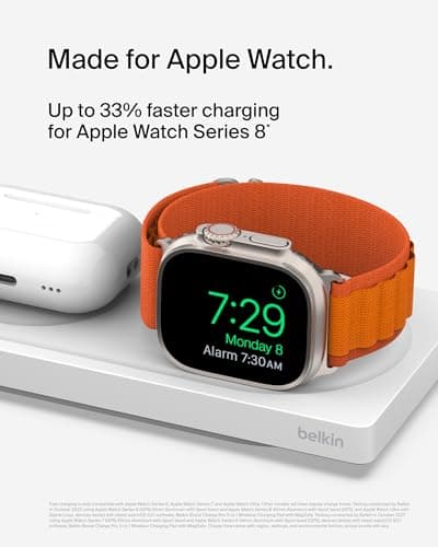 Belkin BoostCharge Pro 3-in-1 Wireless MagSafe Charging Pad thumbnail 2