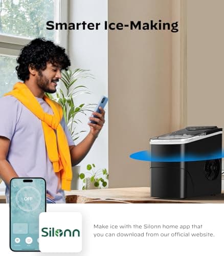 Silonn SLIM01 WiFi Ice Maker thumbnail 2