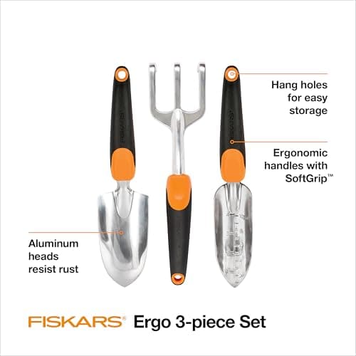 Fiskars 3-Piece Garden Tool Set thumbnail 2