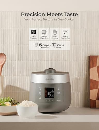 Cuckoo CRP-ST0609FG 6-Cup Twin Pressure Rice Cooker thumbnail 2