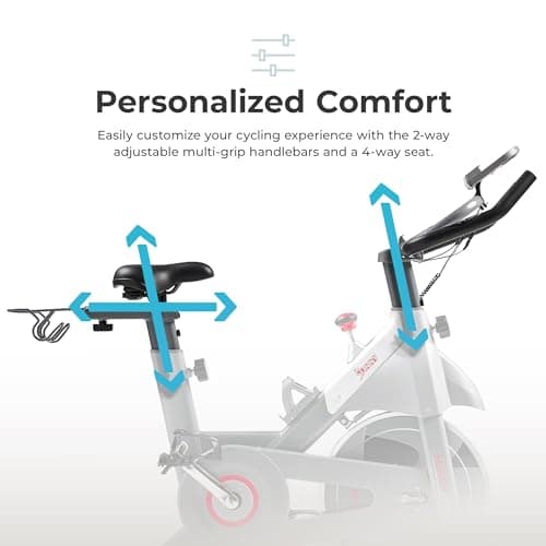 Sunny Health & Fitness Magnetic Indoor Cycling Bike (SF-B1805) thumbnail 5