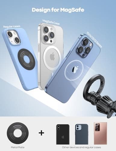 Lamicall MagSafe Car Mount (20 Super Magnets) thumbnail 3