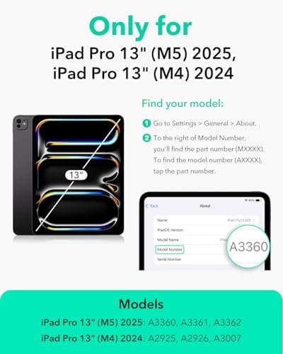 ESR Paper-Feel Magnetic Screen Protector for iPad Pro 13 (M5/M4) thumbnail 2