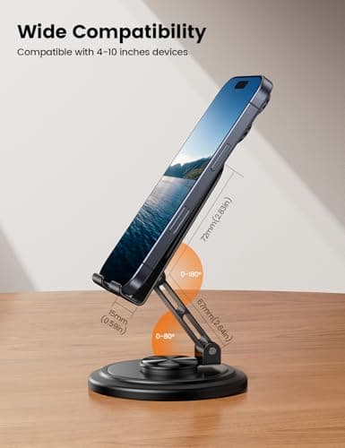 Lamicall Cell Phone Stand - 360° Rotating thumbnail 3